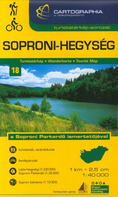  - Soproni-hegys�g turistat�rk�p