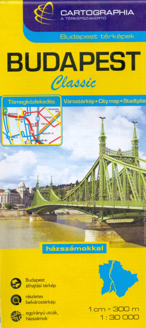  - Budapest Classic t�rk�p 1:30 000