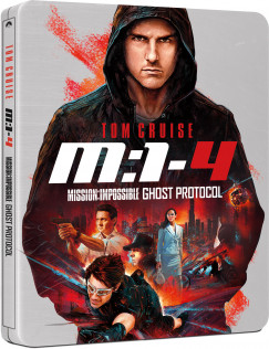 Brad Bird - M:I-4 Mission: Impossible - Fantom protokoll - limitlt, fmdobozos vltozat (steelbook) - 4K UltraHD + Blu-ray + bnuszlemez