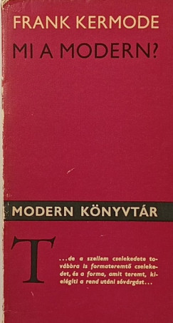 Frank Kermode - Mi a modern?