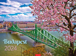 Budapest falinaptár 42x31 cm - 2024