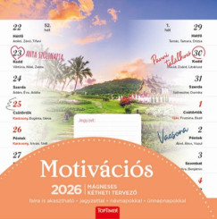 Motivci - mgneses naptr 22x22 cm - 2026