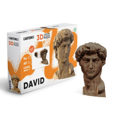 Dávid szobor 3D festhető karton puzzle (Cartonic)