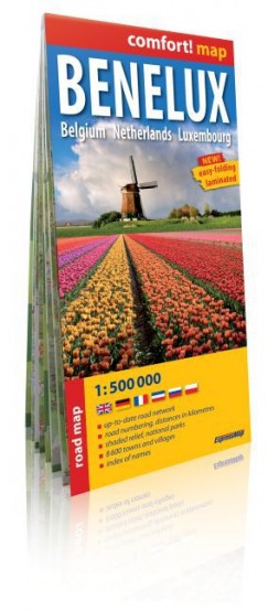 Benelux llamok (Belgium, Hollandia, Luxemburg) Comfort tkp. 2016 Expressmap