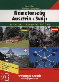 Nmetorszg - Ausztria - Svjc - 1:400 000