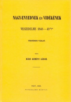Kemny Gbor - Nagy-Enyednek s vidknek veszedelme 1848-49-ben - Trtneti vzlat