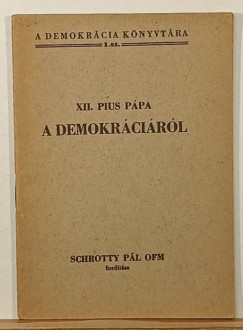 Xii. Pius Ppa - A demokrcirl