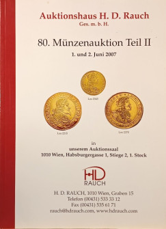 80. Mnzenauktion Teil I-II.