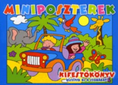 Miniposzterek - Kifestőkönyv-kék