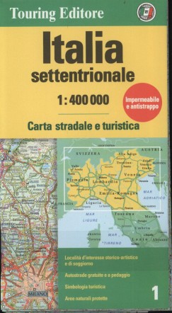 ITALIA SETTENTRIONALE 1: 400 000 TRKP
