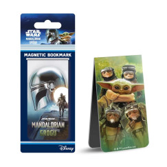 Mandalorian és Grogu (Mando&Grogu) mágneses könyvjelző (Pyramid)