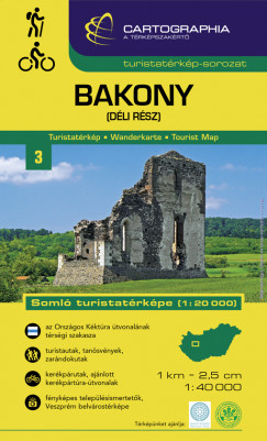 Bakony (dli rsz) turistatrkp 1:40000