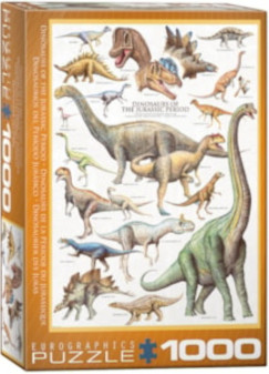 A Jurassic id�szak Dinoszauruszai, 1000 db-os puzzle (EUROGRAPHICS,6000-0099)