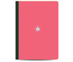 Flexbook Smartbook vonalas jegyzetfüzet rózsaszín, 21 × 29 cm, vászongerincű kivitelben