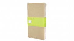 Moleskine jegyzetfzet CAHIER 3db QP418 barna "L" sima