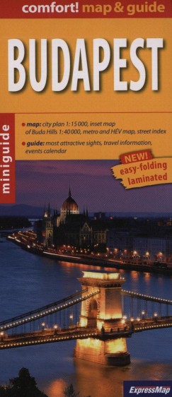 BUDAPEST 1:15000 (MAP&GUIDE) TRKP - LAMINLT
