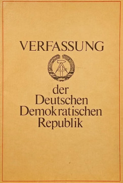 VERFASSUNG der Deutschen Demokratischen Republik