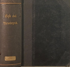 Az 1896. �vi t�rv�nyek gy�jtem�nye