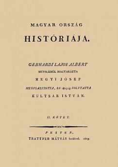 Magyar orszg histrija II.