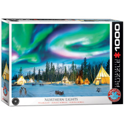 Északi fény - Yellowknife, 1000 db-os puzzle (EUROGRAPHICS, 6000-5435)