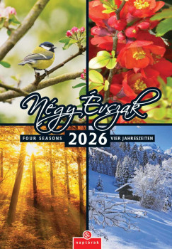 Ngy vszak falinaptr - 21x32 cm - 2026