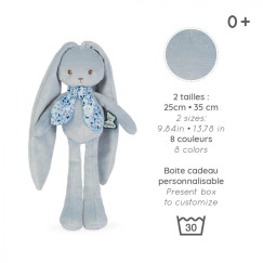 K�k Nyuszi textilbaba, 25 cm