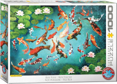 Guido Borelli - Sz�nes koi, 1000 db-os puzzle (EUROGRAPHICS, 6000-5696)