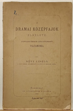 Névy László - A drámai középfajok elmélete