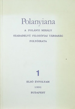 Polanyiana 1. vfolyam 1. szm