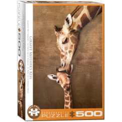 Zsiráf anyuka kicsinyével (500 db)