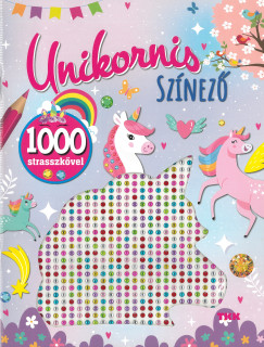 1000 strassz - Unikornis színező