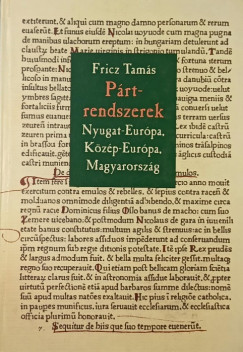 Fricz Tamás - Pártrendszerek