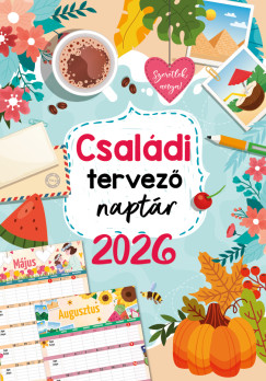Gawelda Regina Rka   (Szerk.) - Nagy Emese   (Szerk.) - Csaldi tervez falinaptr - 33x23 cm - 2026