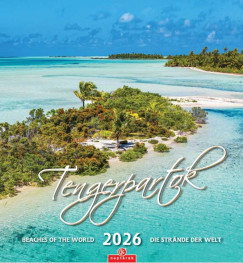 Tengerpartok falinaptár 30x34 cm - 2026