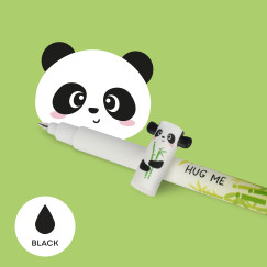 Panda, radírozható zselés toll fekete tintával (LEGAMI - STATIONERYI - Hug Me, 0.7 mm)