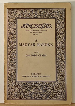 Csapodi Csaba - Kincsest�r -  A magyar barokk