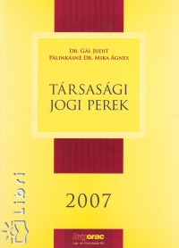 Dr. Gl Judit - Plinksn Mika gnes - Trsasgi jogi perek 2007