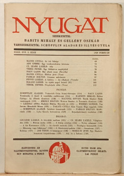 Babits Mihly   (Szerk.) - Gellrt Oszkr   (Szerk.) - Nyugat XXXII. vf. 2. szm
