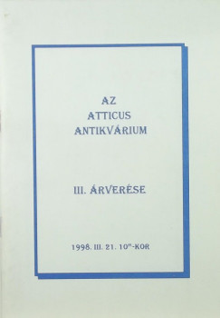 Az Atticus antikvrium III. rverse