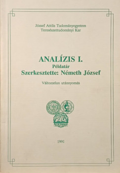 Nmeth Jzsef  (Szerk.) - Analzis I. - Pldatr