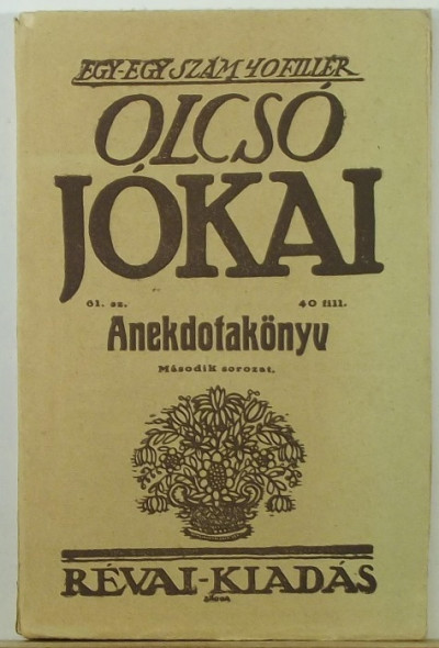 Libri Antikvár Könyv: Olcsó Jókai (második sorozat) (Jókai Mór) - 1917,  3040Ft