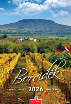 Borvidék falinaptár - 21x32 cm - 2026