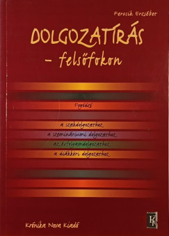 Fercsik Erzs�bet - Dolgozat�r�s - fels�fokon