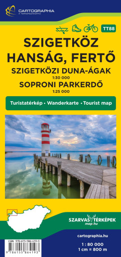Szigetkz, Hansg, Fert kerkpros-, vzisport- s turistatrkp