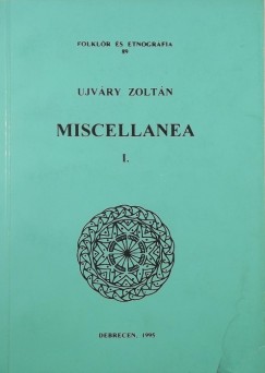 jvry Zoltn - Miscellanea I.
