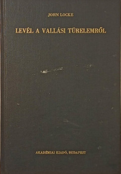 John Locke - Levél a vallási türelemről