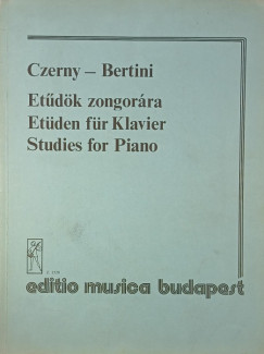 Henri Bertini - Carl Czerny - Etdk zongorra