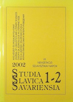 Studia Slavica Savariensia 1-2 (2002)