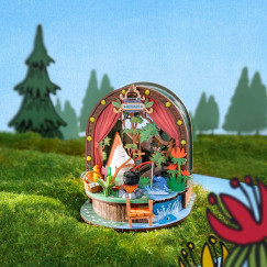 Snorkmaiden Kertipartija, 3D �p�t�k�szlet, 105 db-os