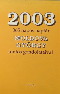 Moldova György - 2003